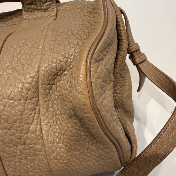 Alexander Wang Pebbled Lambskin Rocco Latte Rose Gold Hardware - Picture 9 of 14